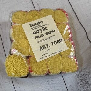 Vintage Bucilla Acrylic Rug Yarn Pre-Cut set of 16